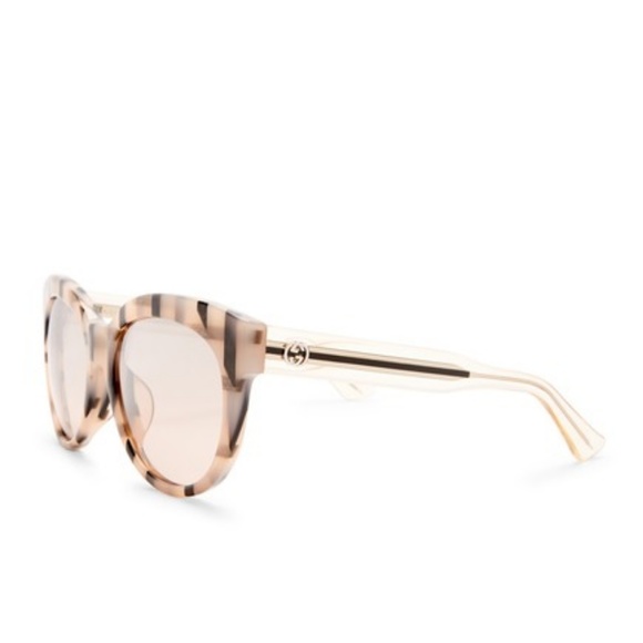 Authentic GUCCI Women\'s Rounded Cat Eye Sunglasses